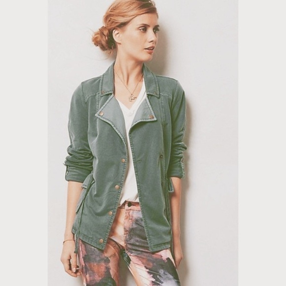 Anthropologie Saturday Sunday Green Jacket [S]